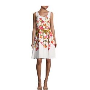 Karl Lagerfeld Pleated a-line dress.